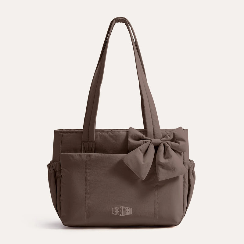 BAGSMART Tote Bag for Women Casual Sling Shoulder Handbag Waterproof hobo bags Fits 13'' Laptop for Travel Workout College