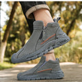 Men's High-Cut Casual Sports Shoes Anti-Slip Wear-Resistant Ankle Boots Outdoor Workwear Footwear for Comfortable Walking