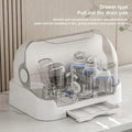 Babies Bottle Drying Rack Dustproof Bottle Storage with Removable Drip Tray Durable Good Sealing Protection Toddler Bottles