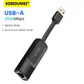 2.5G USB Ethernet Adapter 2500Mbps USB3.0 Lan Network Card C to RJ45 Internet for Laptop PC Windows Mac OS - Visuel 9 | SAMAG
