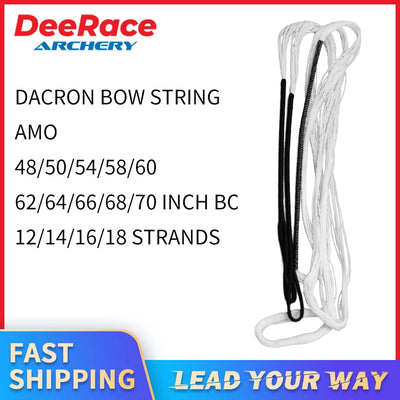 DeeRace Recurve Bow String White Dacron Material | SAMAG