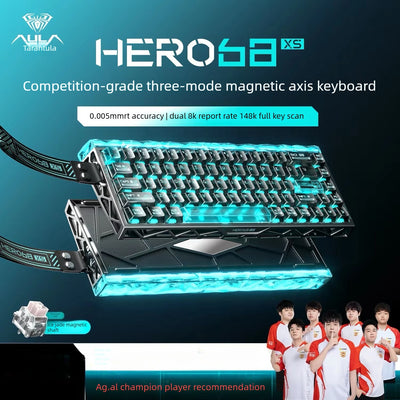 AULA HERO68 XS 68 Keys Magnetic Axis Gaming Keyboard | SAMAG
