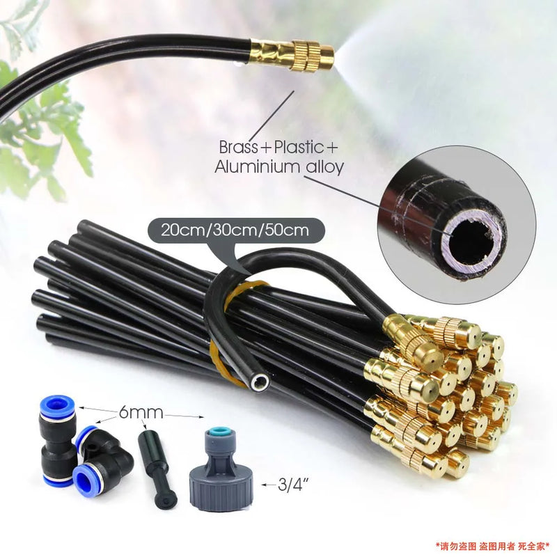 Small and medium-sized Smart WiFi Watering Timer Atomization Cooling Kit Terrace Courtyard APP Automation Spray Cooling System