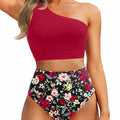 Sexy Single Shoulder Backless Printed Solid Color | SAMAG