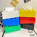 1PC Creative Cartoon Building Block Tissue Box with High Aesthetic Value for Household Napkins Paper Drawer Storage Box
