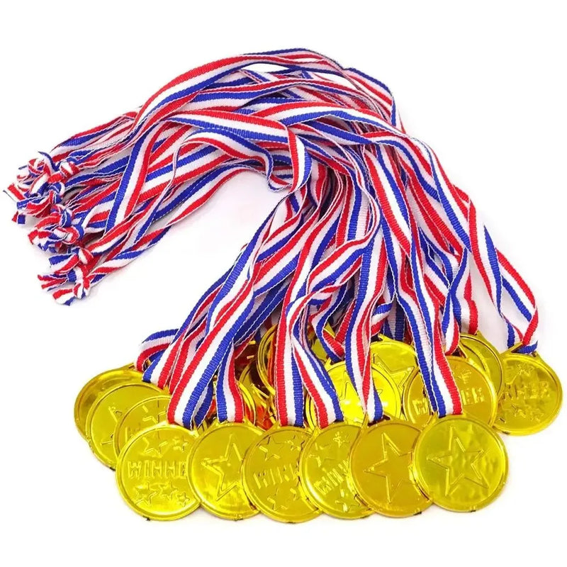 Plastic Gold Winner Award Medals Kids Birthday Party | SAMAG