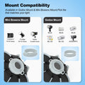 AMBITFUL Q1 Mini Bowens / GODOX Mount 30cm 45cm Octa Softbox 20*55cm Strip Softbox 30cm Softball 45cm Bounce Softbox For GODOX