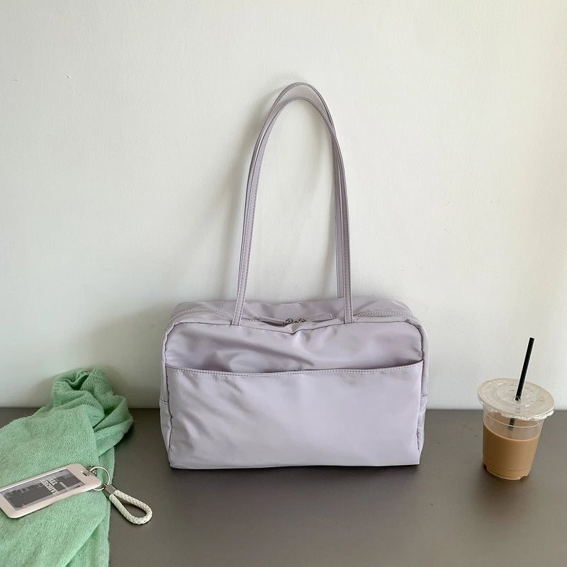New Fashionable Large Capacity Boston Bag Women's Underarm Slouchy Artistic Style Commuter Single Shoulder Bag