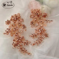 Handsewn Rhinestone Flower for Wedding Dress, Coats - View 11 | SAMAG
