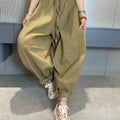 Solid Color Casual Harem Pants Women Loose Fit Versatile - View 2 | SAMAG