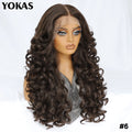 Lace Front Wigs Curly Latisha Synthetic High Quality Blonde Pink Blue Black White Red Brown Wig With Baby Hair For African Women