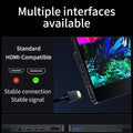 13.3 Inch 1080p OLED Portable Monitor 100%DCI-P3 500Nits USB-C HDMI-Compatible External Travelling Display for PC Xbox Switch PS