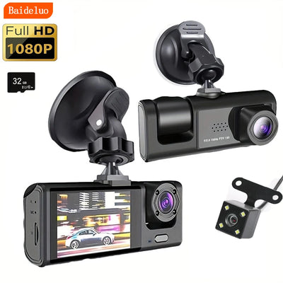 1080P Dual camera Dash Cam for cars, Front And Inside | SAMAG