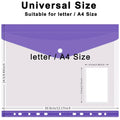 12pcs six-color file organizer, 11-hole plastic expanding folder for 2/3/4 ring binders with snap closures and blank labels.
