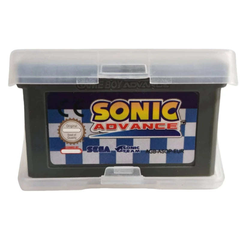 Sonic The Hedgehog Advance 1 2 3 Genesis GBA Game Cartridge for Game Boy GBA SP Retro Platformer Video Game Collection Gift