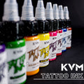 KVM 0.5oz 28 Colors Professional Tattoo Ink for Body Art Natural Plant Micro Pigment Permanent Tattoo Ink for Body Art Paint