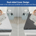 Hcore Queen Size Mattress, 8/10 Inch Medium Firm - Extra Firm Dual Sides Flippable Mattress for Back Pain Relief