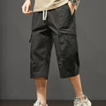 Cargo Shorts Men Working Cropped Pants Summer New Thin Casual Loose Sports Shorts Bermudas Fashion Casual Man Shorts