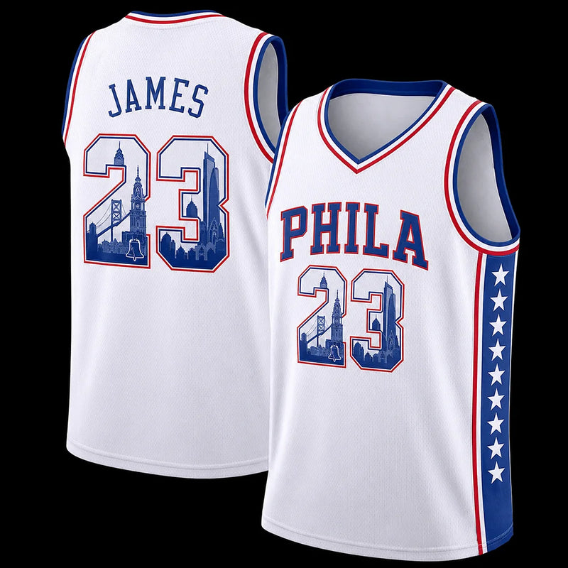 2026 James 23 Basketball Jersey Classic Retro Sleeveless Sports Tank Top Breathable Mesh Training Uniform Fans Basketball Vest