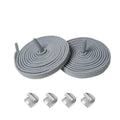 No Tie Shoe Laces Elastic Laces Sneakers 8MM Widened Flat Elastic Shoelaces Adult Quick Shoe Lace Rubber Bands for Shoes