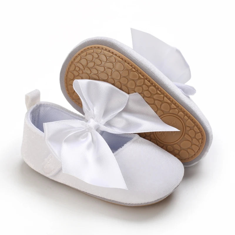 NEW Baby Baptist Shoes Girl Boy Shoes Lace Rubber Sole Anti-slip Toddler First Walkers Infant Crib Shoes Newborn Girl Moccasins