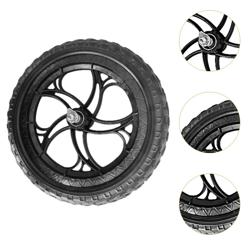Versatile Balance Bike Replacement Wheels Non Inflatable Bicycle Tyre for Boys Girls Riding Birthday Gift
