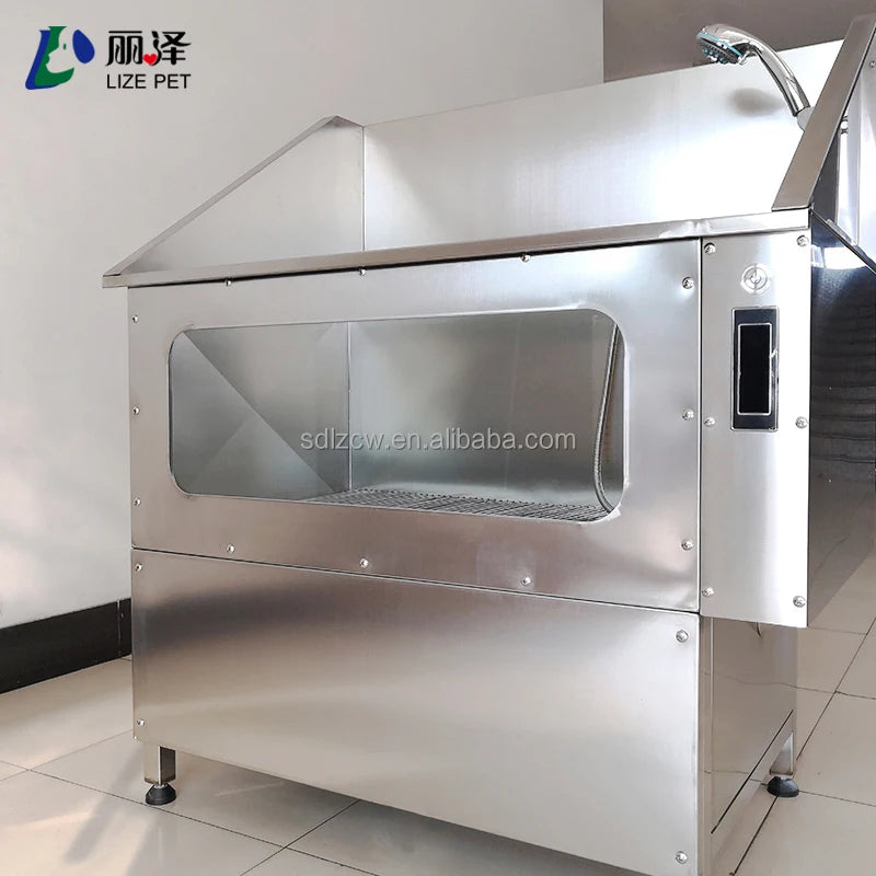 AIROW Stainless Steel Pet Spa Bathtub, Pet Bath Pool Factory Direct Stainless Steel Pet Surf Sink