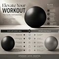 65cm yoga Ball Rehabilitation Basic Fitness equipment Explosion-Proof Protective Gear Fitness equipment Fitness equipment