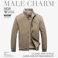 2025 Autumn Men Jackets 100% Cotton Chaqueta Casual Solid Fashion Vintage Warm Vestes Coats High Quality M-5XL Winter Jacket Men
