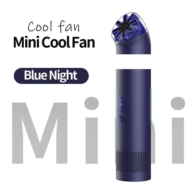 2026 Long Battery Life Leaveless Handheld Mini Wireless Fan Camping Sports Commuting Outdoor Fan Cold Air Summer Small Fan