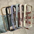 Luxury Transparent Diamond Jewelled Phone Case For iPhone 12 13 14 15 16 17 Pro Max Plus Glitter Clear Bumper Back Cases Cover