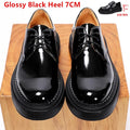 Luxury Mens Dress Shoes Genuine Leather Brogue British Business Suit Thick Sole Formal Casual Breathable Wedding Shoes Male