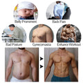 CXZD Waist Trainer Muscle Girdle Shirt Men Slimming Body Shaper Tummy Vest Mesh Chain Corset Correction Abdomen Tank Top