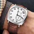 New Specht & Söhne 1921 Men's Automatic Mechanical Watch Vintage Watch Sapphire Genuine Leather Stainless Steel 50M Waterproof