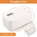 2.8L Timer Lock Boxe Electronic Multipurpose Lockable Storage Box with Combination and Digital Safe - View 3 | SAMAG