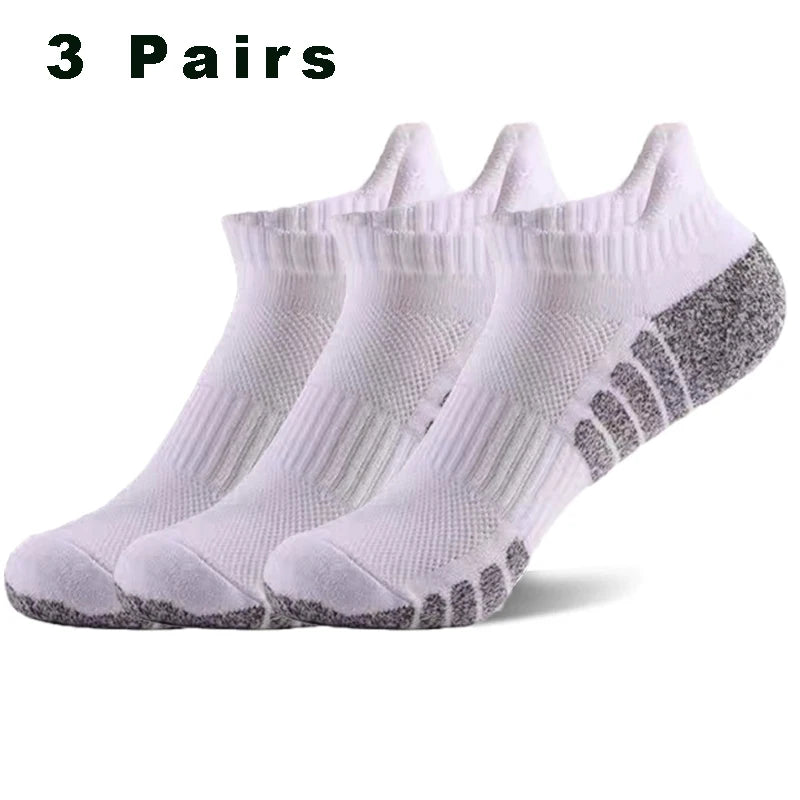 3 Pairs Professional Running Sports Fitness Ankle Socks | SAMAG