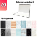 42x30cm Photography Backdrop Board 7 Pcs 2 Sided Photo Background Set 14 Wood Grain Studio Waterproof Product Photographic Props