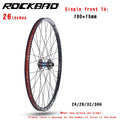ROCKBAO Mountain Bike Wheelset 24/26/27.5/29 Inches Disc Brake Aluminum Alloy 4Bearings 7-12Speed Thru Axle MTB Bicycle Wheel