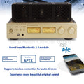 2x250W EL34 Tube Amplifier 5.4 Bluetooth Audio AMP Raytheon Tubes APTX HD Optical Coaxial  For Home Theather HiFi Sound System