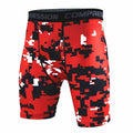 New Men's Compression Shorts Camouflage Sports Fitness Tight Pants Summer Stretch Quick Drying Running Basketball Base Shorts