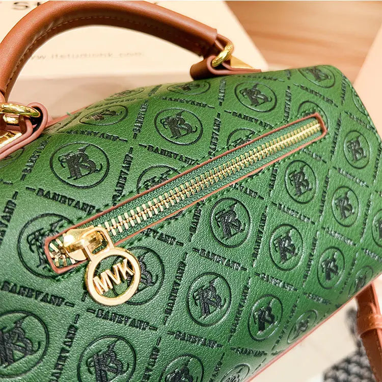Designer Brand Real Leather Boston Pillow Crossbody Bag New Shoulder Tote Bags for Women Sac À Main Femme