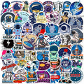 10/25/ Outer Space Graffiti Stickers Cartoon Astronaut | SAMAG