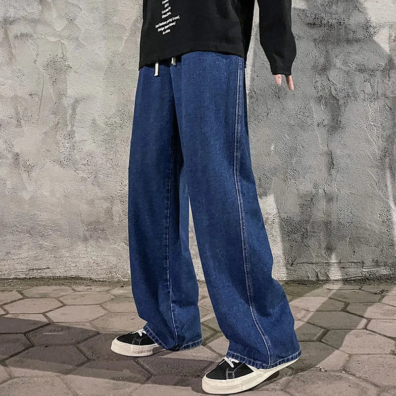 New Streetwear Loose Jeans Men Korean Style Fashion | SAMAG