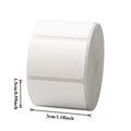 1500Pcs High Adhesive White Rectangular Sticker Labels Self-adhesive Tag Paper for Home Office Warehouse Retail Classification