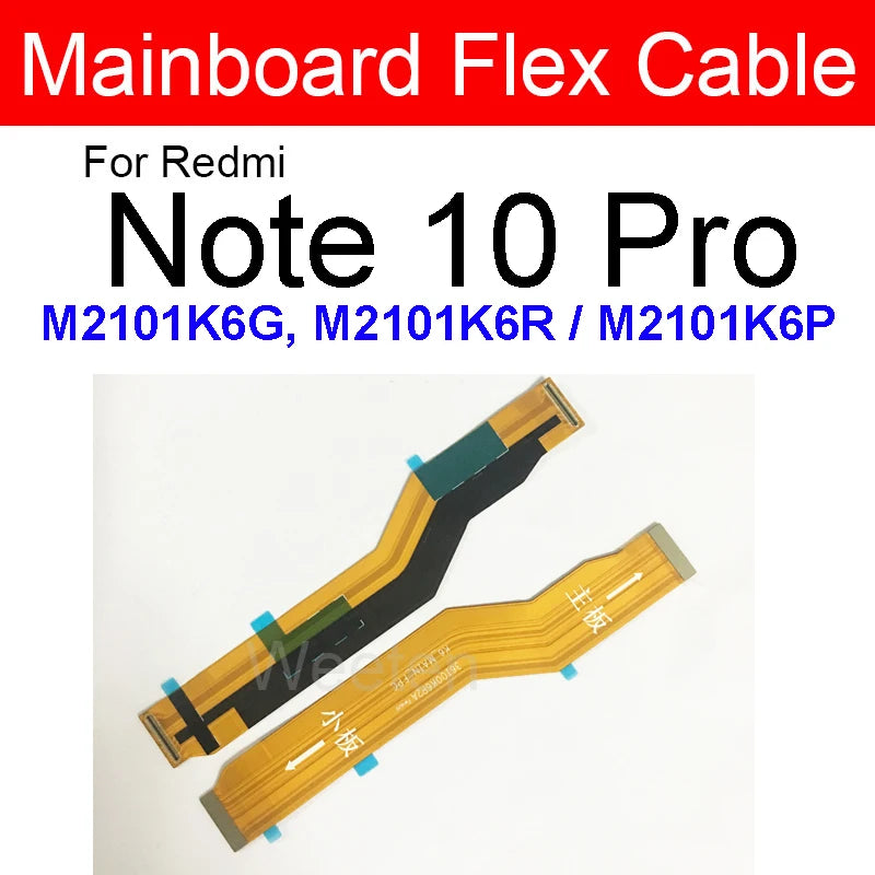 LCD Motherboard Connector Flex Cable For Xiaomi Redmi Note 10 Note 10S Note 10 Pro Max 5G Mainboard LCD Display Connector Ribbon