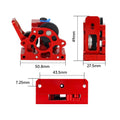 HGX LITE Extruder Dual Gear Extruder Hard Steel Reduction Gear High Speed Motor 3D Printer Parts for CR10 CR 10S Ender3 V2 VORON