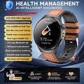 2026New AI-Diagnosis Care Smartwatch ECG+PPG Accurate Uric Acid Blood Pressure Body Fat Five organ Fitness Waterproof Smartwatch