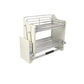 Kitchen Hanging Cabinet Lifting Pull Basket 304 Stainless Steel Dish&Bowl Racks Damping Buffer 4 - speed - View 7 | SAMAG