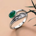 VENTFILLE 925 Sterling Silver Geometric Multilayer Round | SAMAG