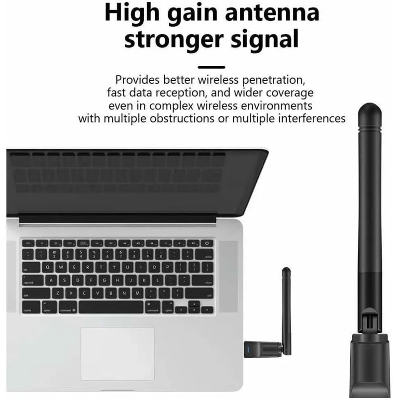 150Mbps Wireless Network Card MT7601 Mini USB WiFi Adapter LAN Receiver Dongle Antenna 802.11 B/g/n for - Visuel 3 | SAMAG